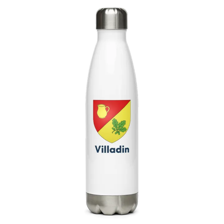 Gourde inox blason de Villadin
