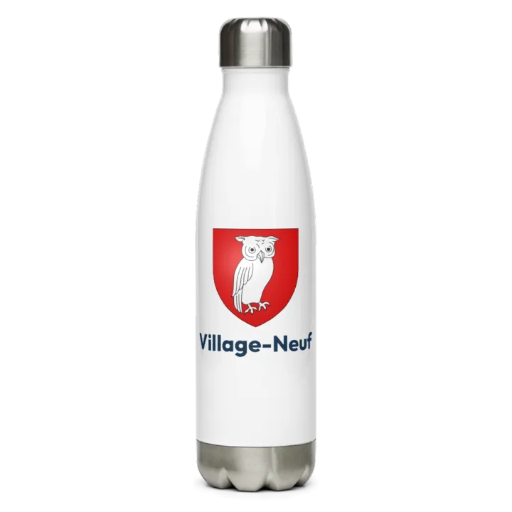 Gourde inox blason de Village-Neuf