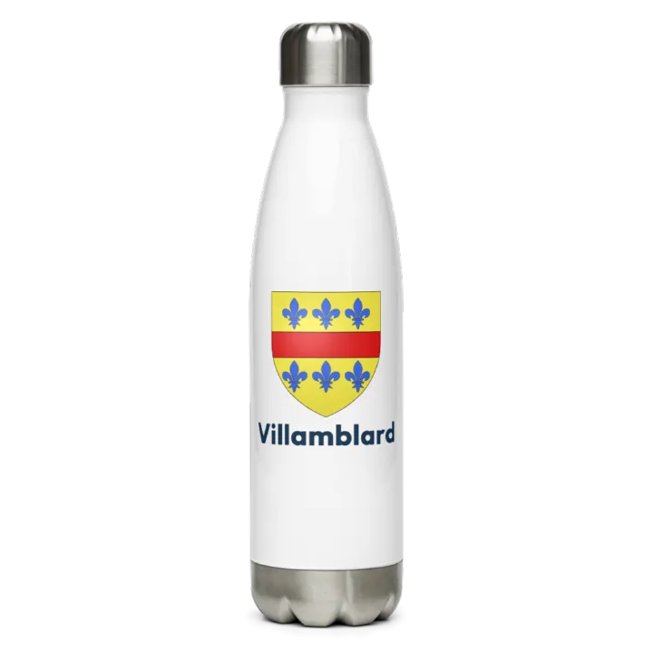 Gourde inox — blason de Villamblard