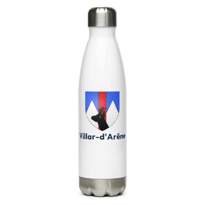 Gourde inox blason de Villar-d'Arêne