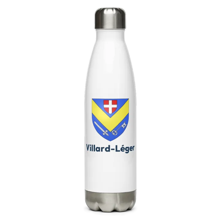 Gourde inox blason de Villard-Léger