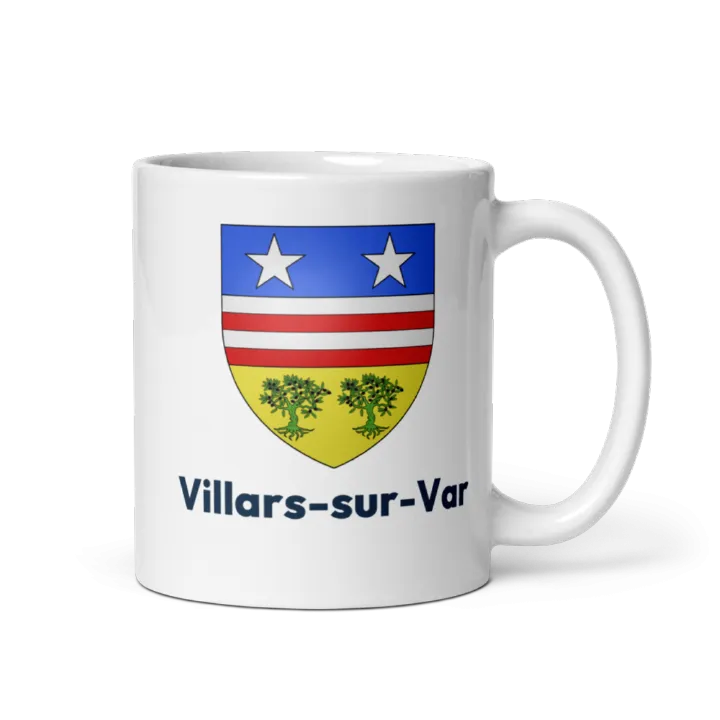 Mug blason de Villars-sur-Var