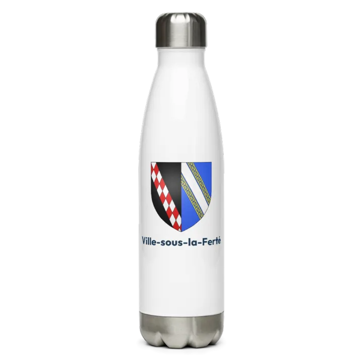 Gourde inox blason de Ville-sous-la-Ferté