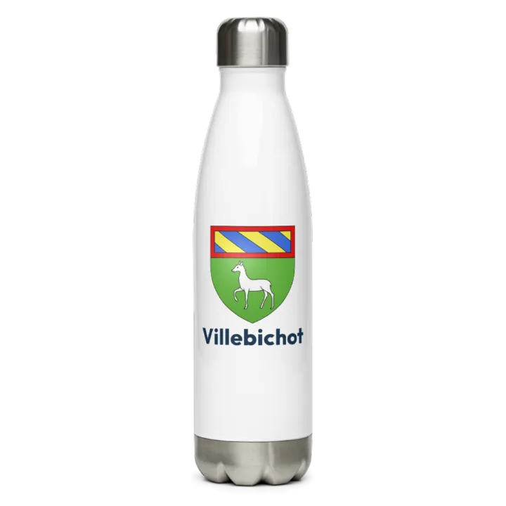 Gourde inox — blason de Villebichot