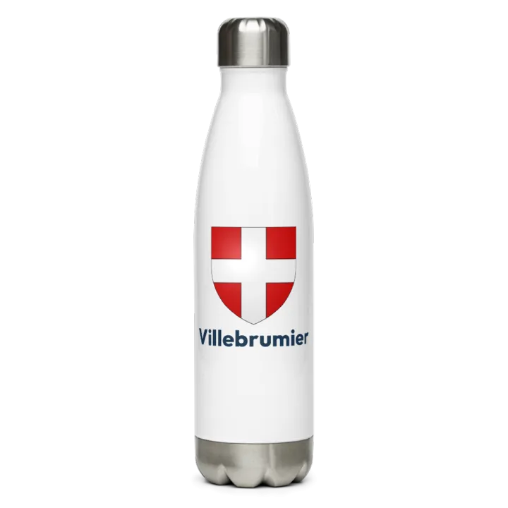 Gourde inox — blason de Villebrumier