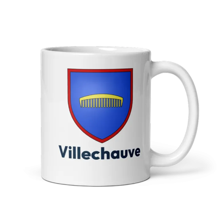 Mug blason de Villechauve