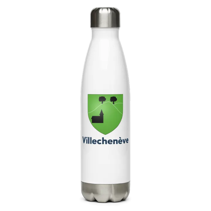 Gourde inox blason de Villechenève