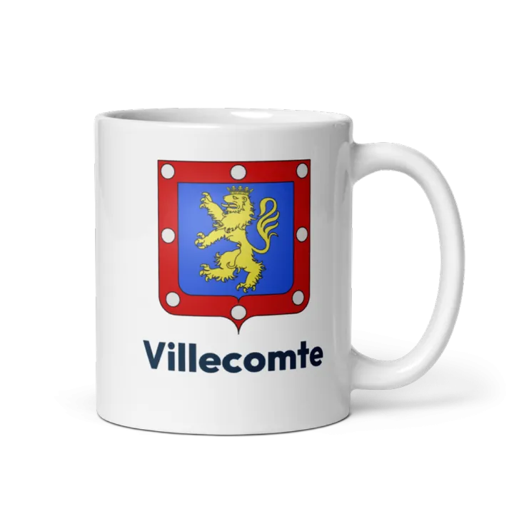 Mug blason de Villecomte