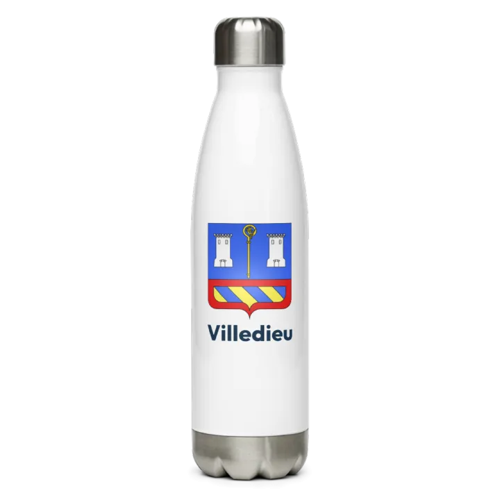 Gourde inox blason de Villedieu