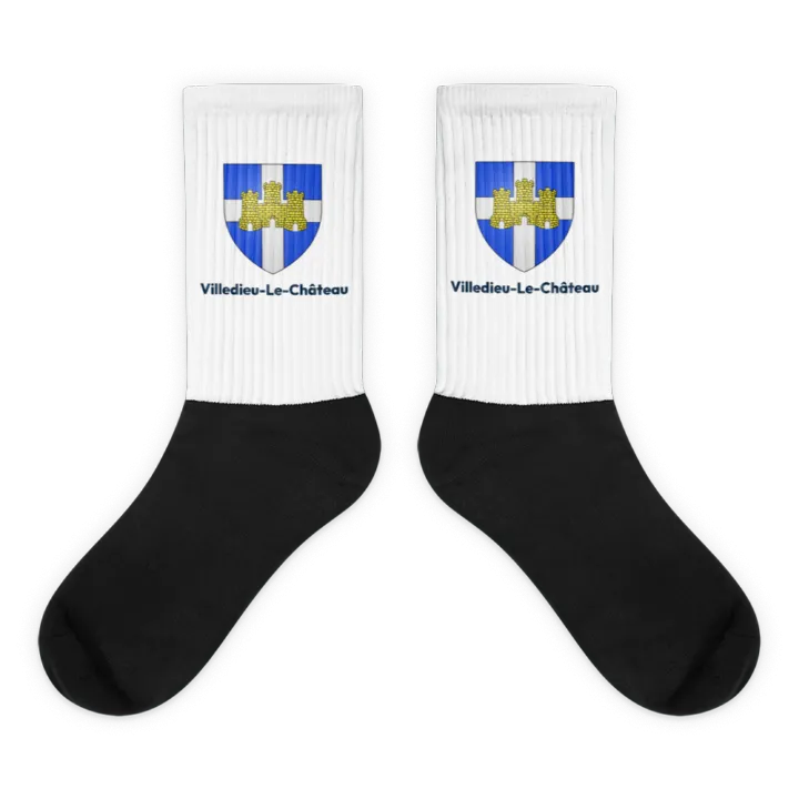 Chaussettes — blason de Villedieu-le-Château