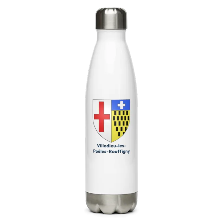 Gourde inox blason de Villedieu-les-Poêles-Rouffigny