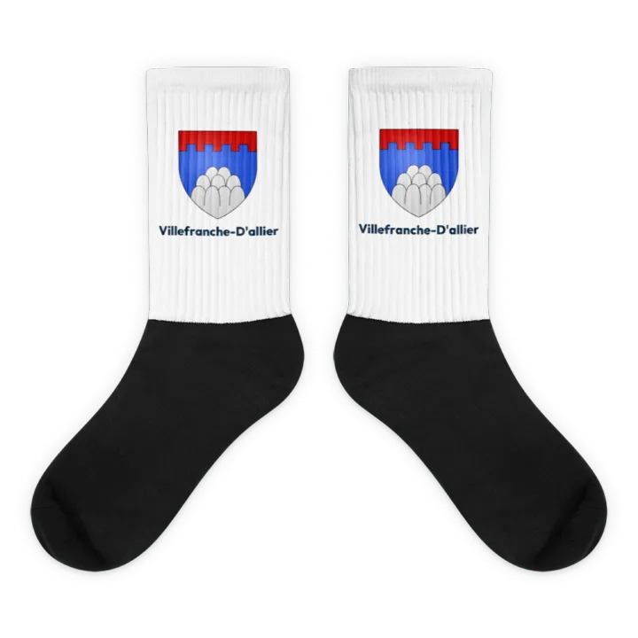 Chaussettes — blason de Villefranche-d'Allier