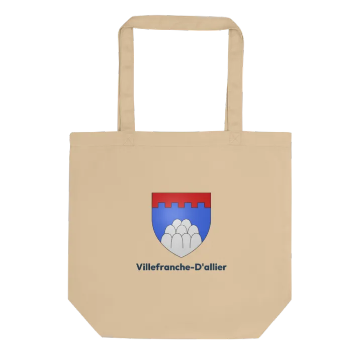 Tote bag coton bio — blason de Villefranche-d'Allier