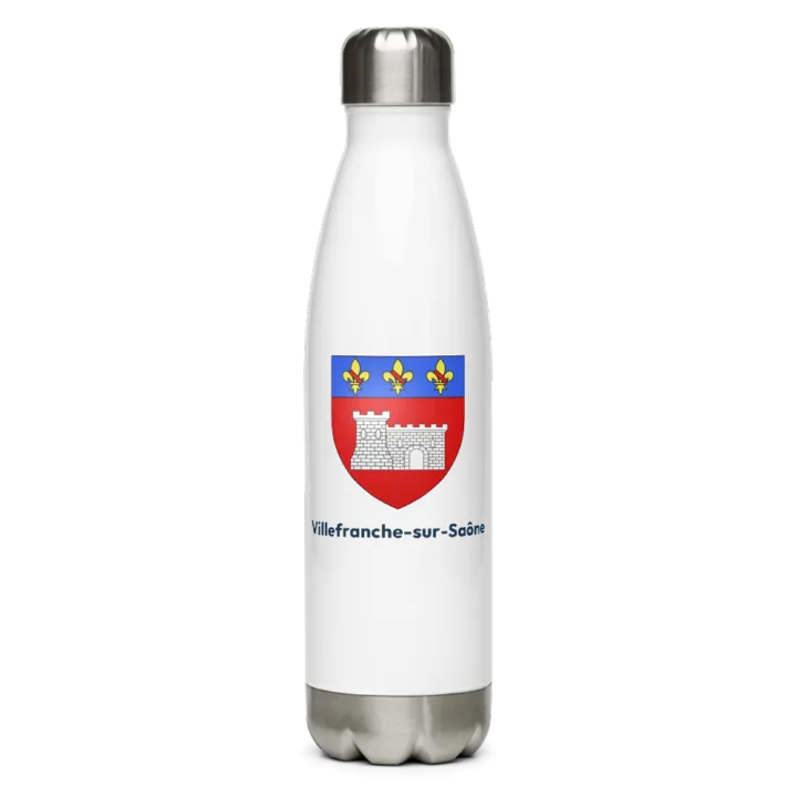 Gourde inox blason de Villefranche-sur-Saône