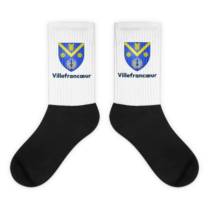 Chaussettes — blason de Villefrancœur