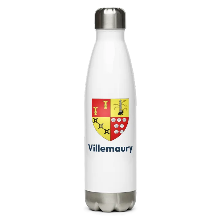 Gourde inox blason de Villemaury