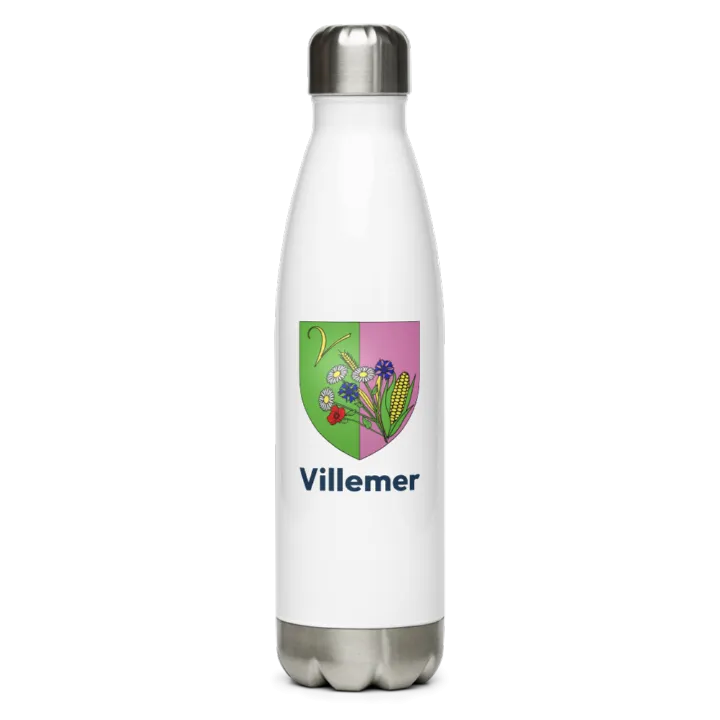 Gourde inox blason de Villemer