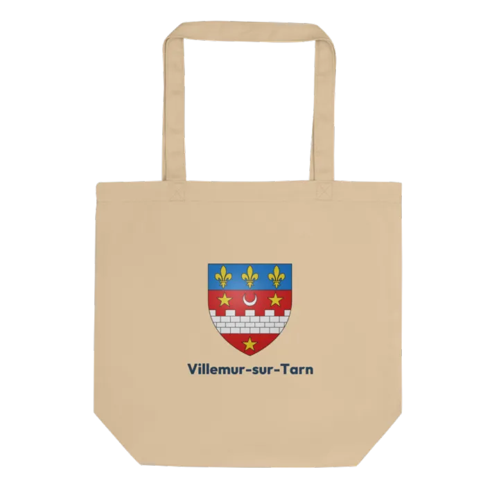 Tote bag coton bio — blason de Villemur-sur-Tarn