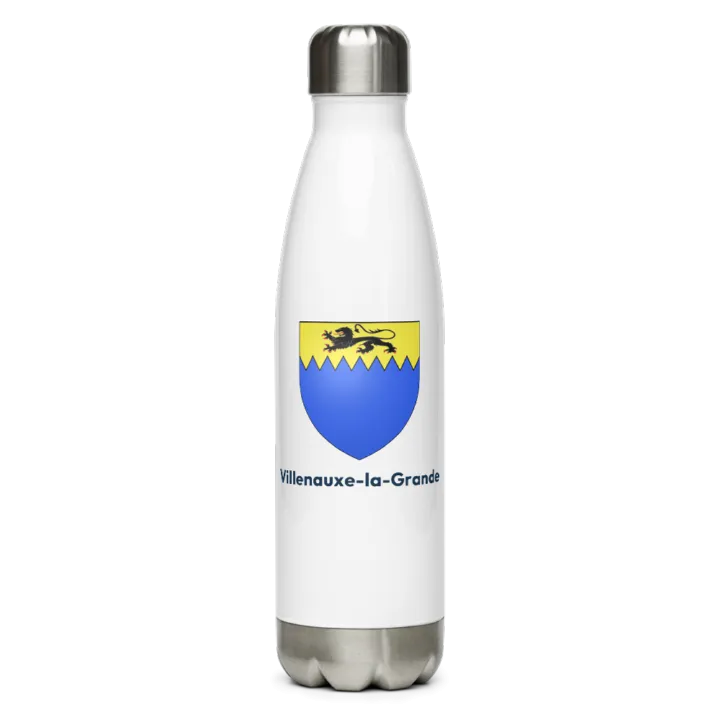 Gourde inox blason de Villenauxe-la-Grande