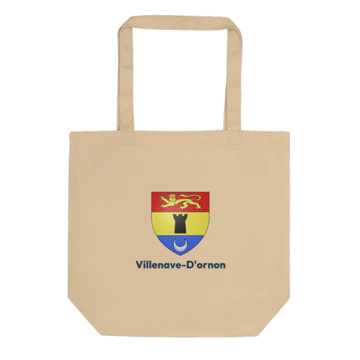Tote bag coton bio — blason de Villenave-d'Ornon