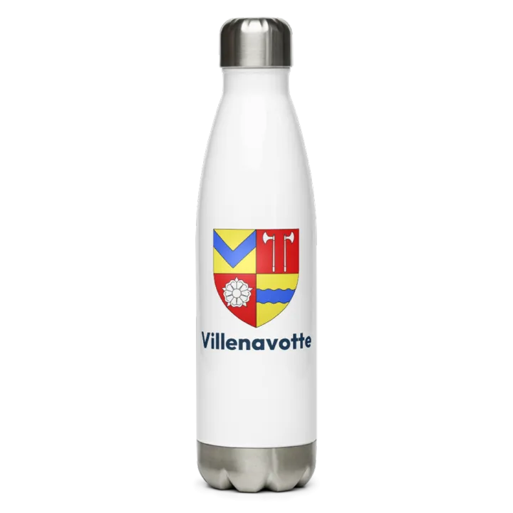 Gourde inox blason de Villenavotte