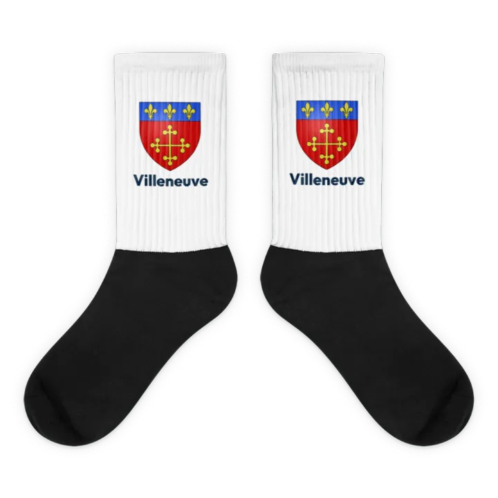 Chaussettes — blason de Villeneuve