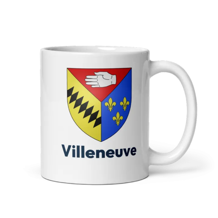 Mug blason de Villeneuve