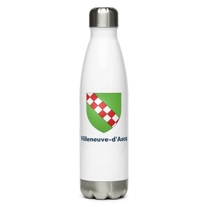 Gourde inox blason de Villeneuve-d'Ascq