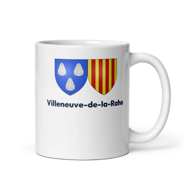 Mug blason de Villeneuve-de-la-Raho