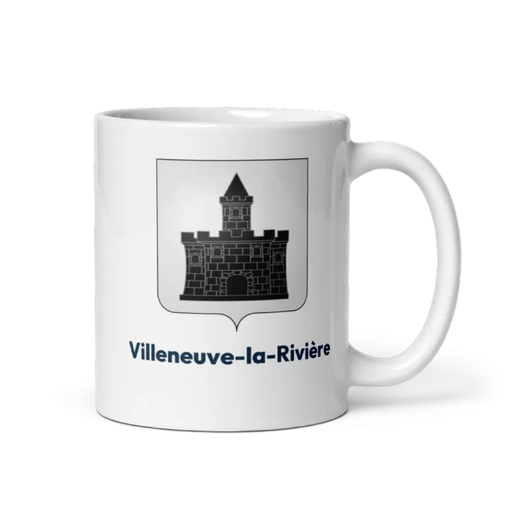 Mug blason de Villeneuve-la-Rivière