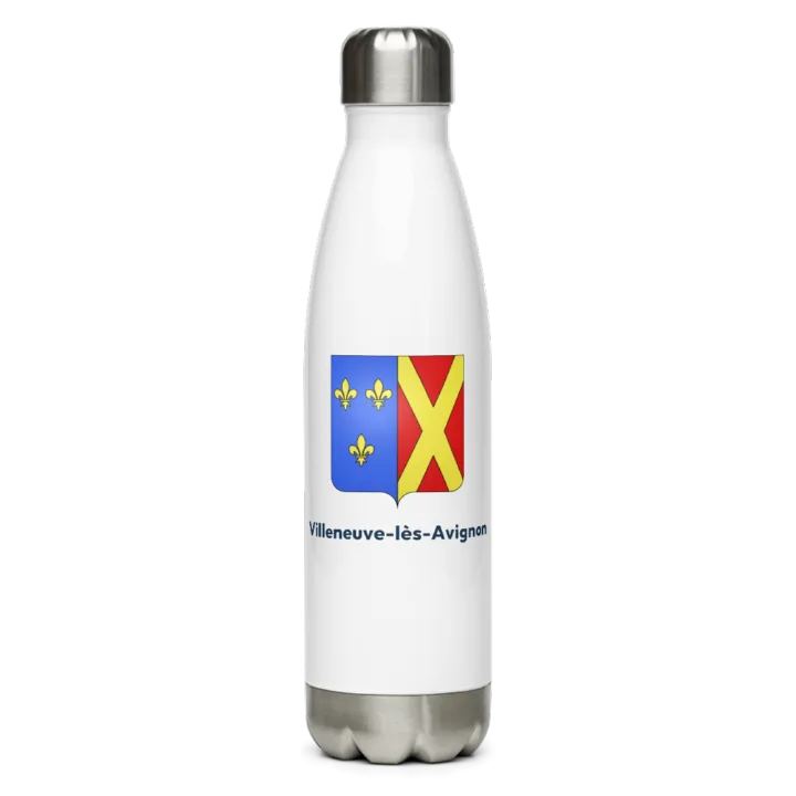 Gourde inox blason de Villeneuve-lès-Avignon