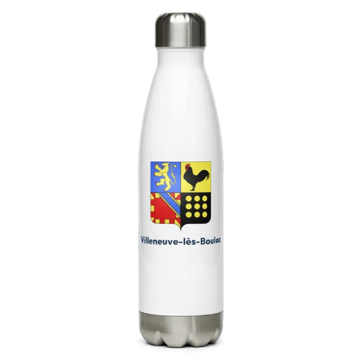 Gourde inox blason de Villeneuve-lès-Bouloc