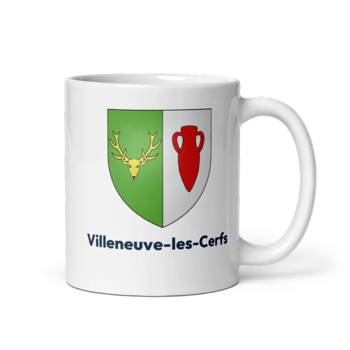 Mug blason de Villeneuve-les-Cerfs