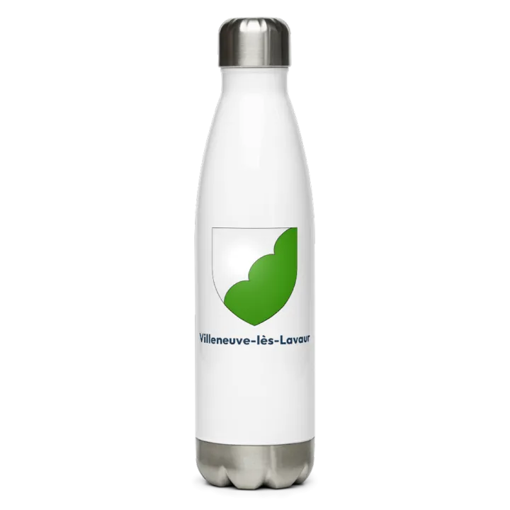 Gourde inox blason de Villeneuve-lès-Lavaur