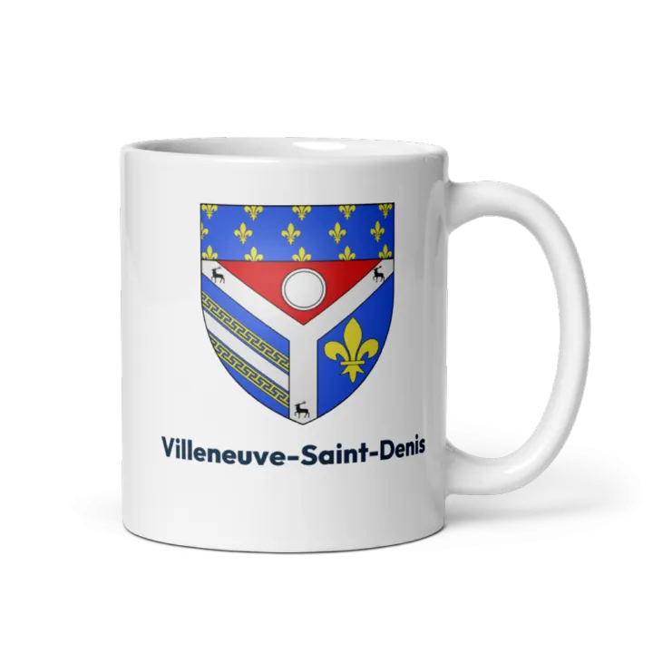 Mug blason de Villeneuve-Saint-Denis