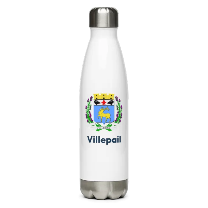 Gourde inox blason de Villepail