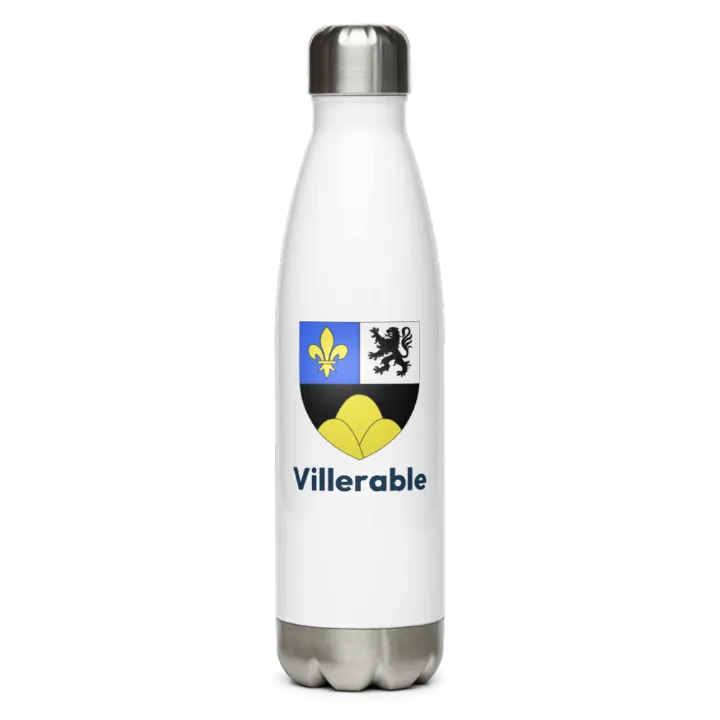 Gourde inox blason de Villerable