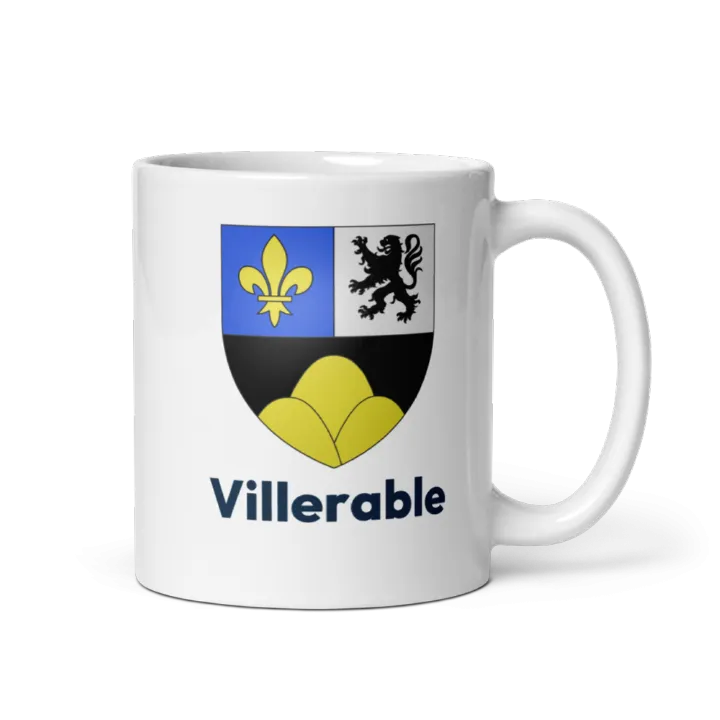 Mug blason de Villerable