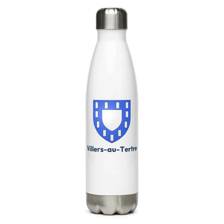 Gourde inox blason de Villers-au-Tertre