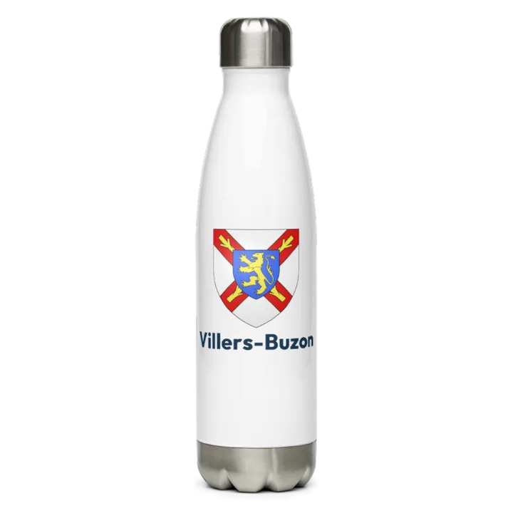 Gourde inox blason de Villers-Buzon