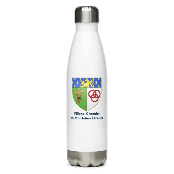 Gourde inox blason de Villers-Chemin-et-Mont-lès-Étrelles