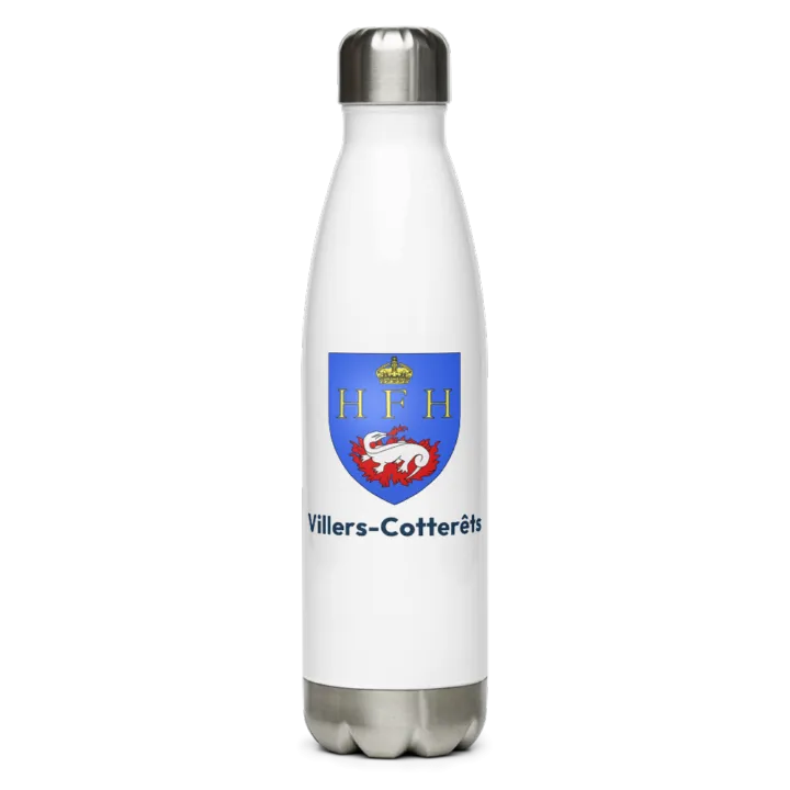 Gourde inox blason de Villers-Cotterêts
