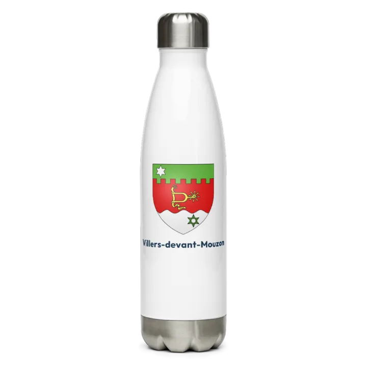 Gourde inox blason de Villers-devant-Mouzon