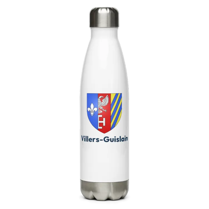 Gourde inox blason de Villers-Guislain