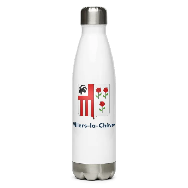 Gourde inox blason de Villers-la-Chèvre
