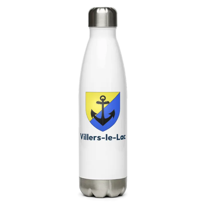 Gourde inox blason de Villers-le-Lac