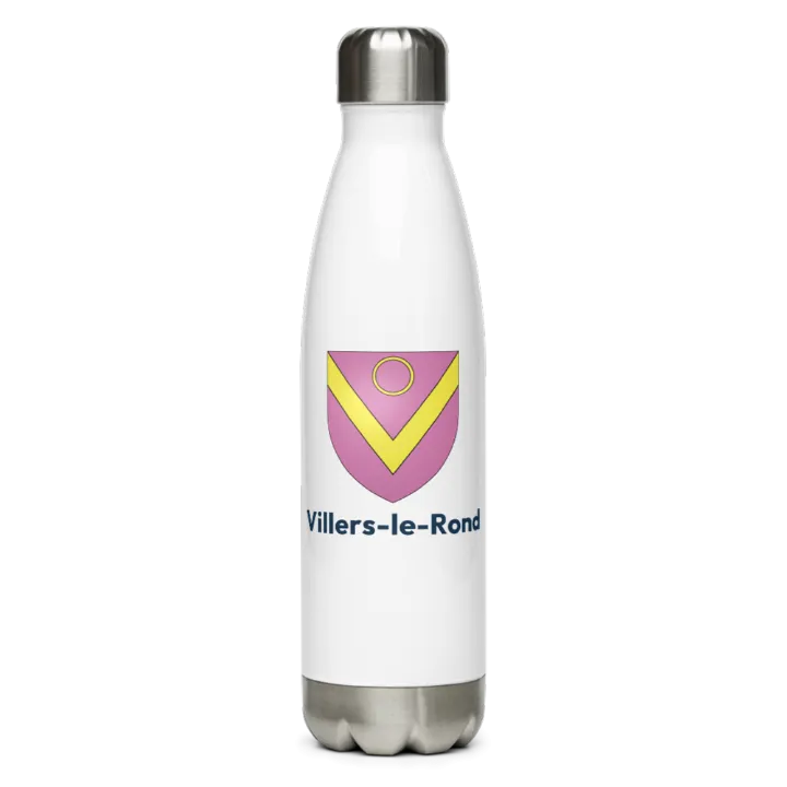 Gourde inox blason de Villers-le-Rond
