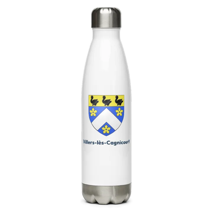 Gourde inox blason de Villers-lès-Cagnicourt