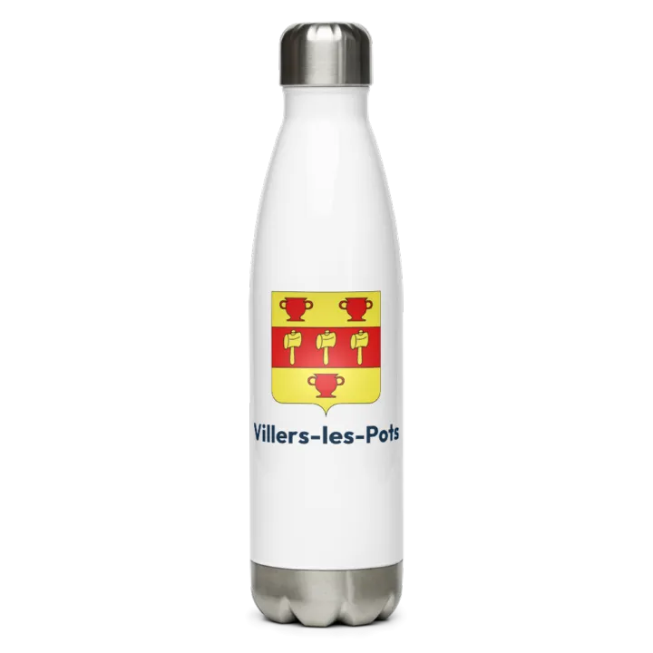 Gourde inox blason de Villers-les-Pots