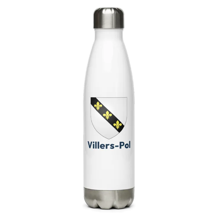 Gourde inox — blason de Villers-Pol